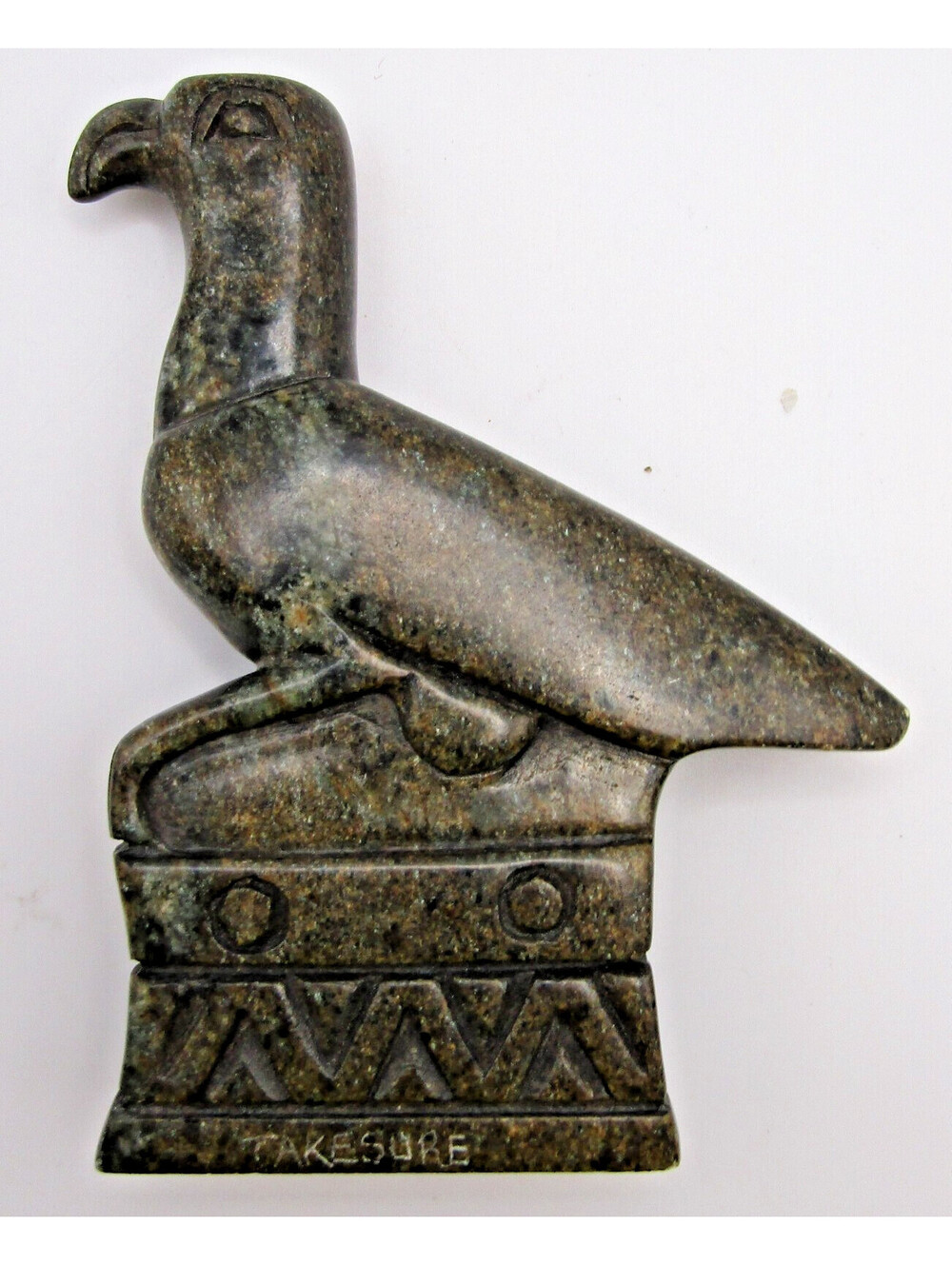 Hand Carved Great Zimbabwe Bird Soapstone Sculpture by Shona Artisan TAKESURE